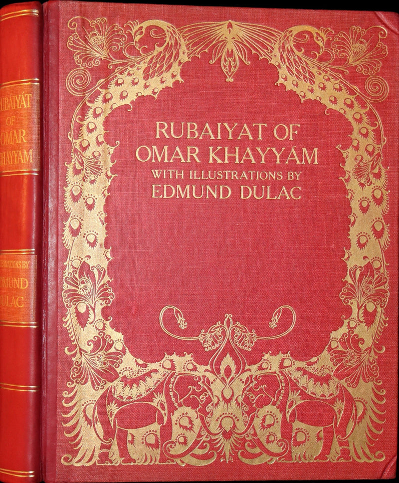 1909 Rare First Edition - RUBAIYAT of Omar Khayyam Illustrated By Edmund DULAC.