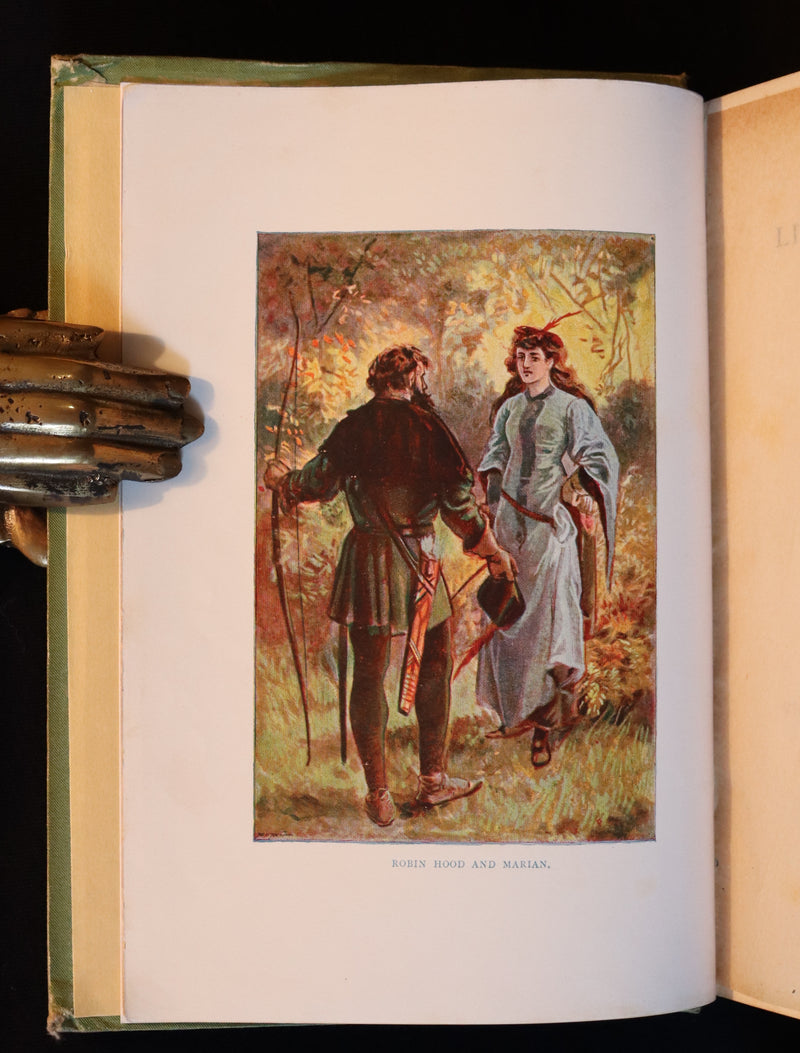 1895 Scarce Book - THE LIFE AND ADVENTURES OF ROBIN HOOD by J.B. Marsh illustrated by Browne.