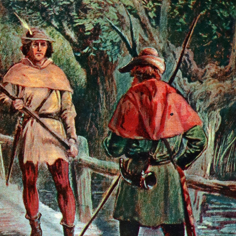 1895 Scarce Book - THE LIFE AND ADVENTURES OF ROBIN HOOD by J.B. Marsh illustrated by Browne.