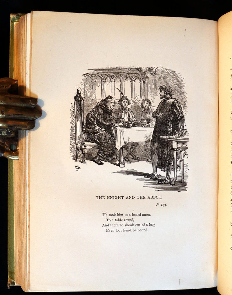 1895 Scarce Book - THE LIFE AND ADVENTURES OF ROBIN HOOD by J.B. Marsh illustrated by Browne.