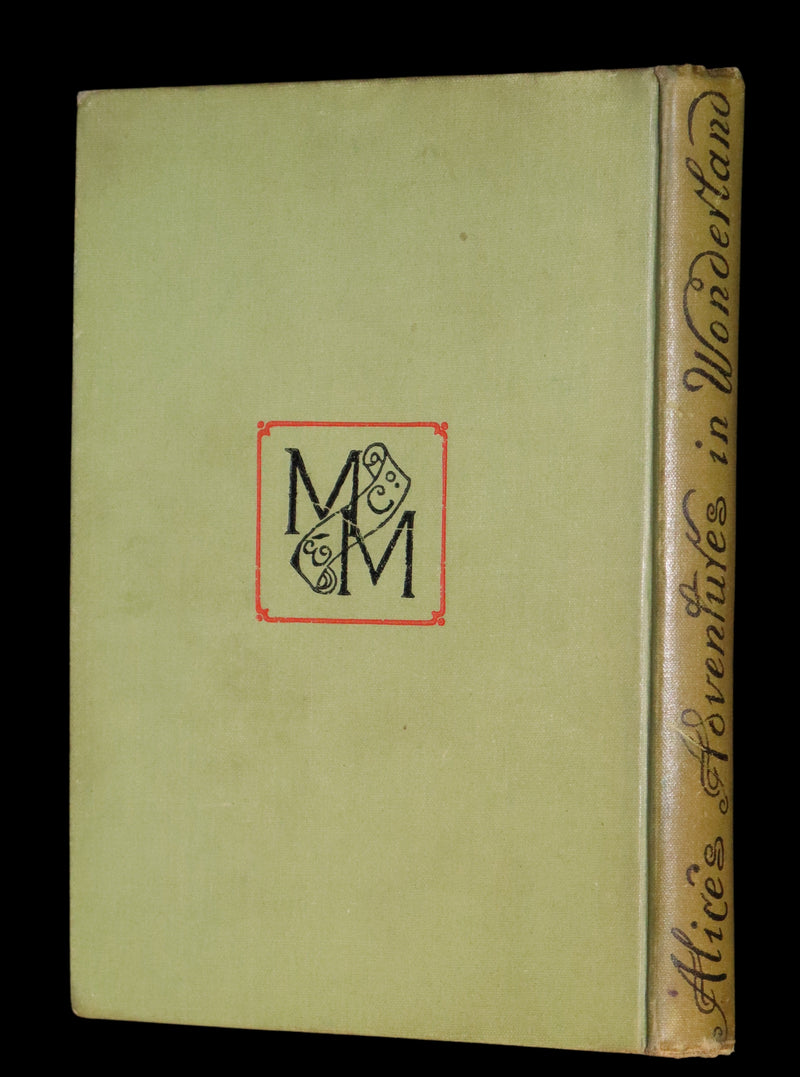 1898 Rare Victorian Book - Alice's Adventures in Wonderland by Lewis Carroll illustrated by John Tenniel.