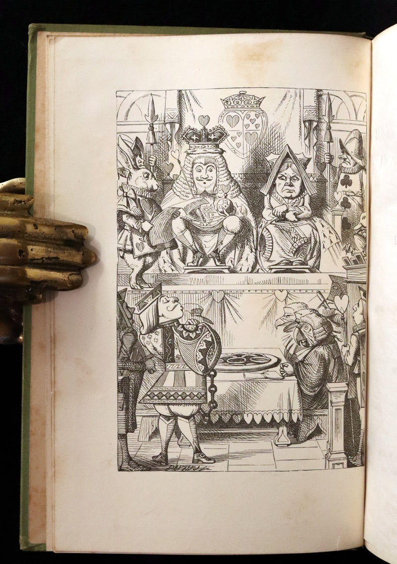 1898 Rare Victorian Book - Alice's Adventures in Wonderland by Lewis Carroll illustrated by John Tenniel.