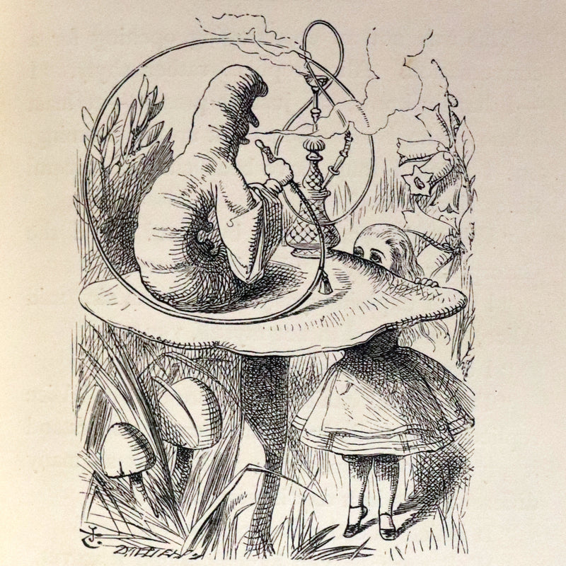 1898 Rare Victorian Book - Alice's Adventures in Wonderland by Lewis Carroll illustrated by John Tenniel.