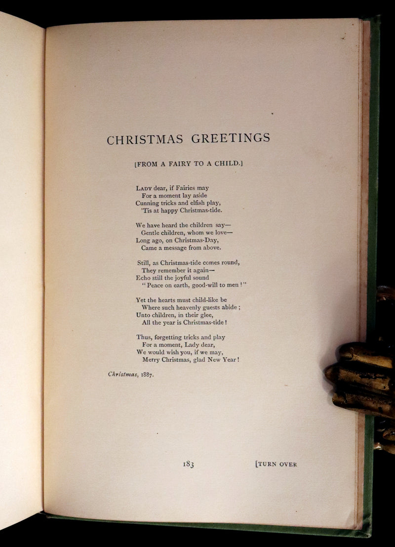 1898 Rare Victorian Book - Alice's Adventures in Wonderland by Lewis Carroll illustrated by John Tenniel.