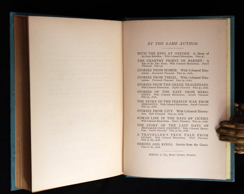 1887 Scarce Book - Stories of The Magicians by Alfred Church. Illustrated.