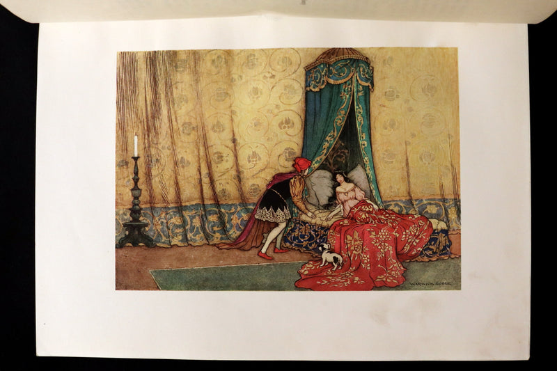 1913 Rare First Edition - THE FAIRY BOOK Illustrated in color by Warwick Goble.