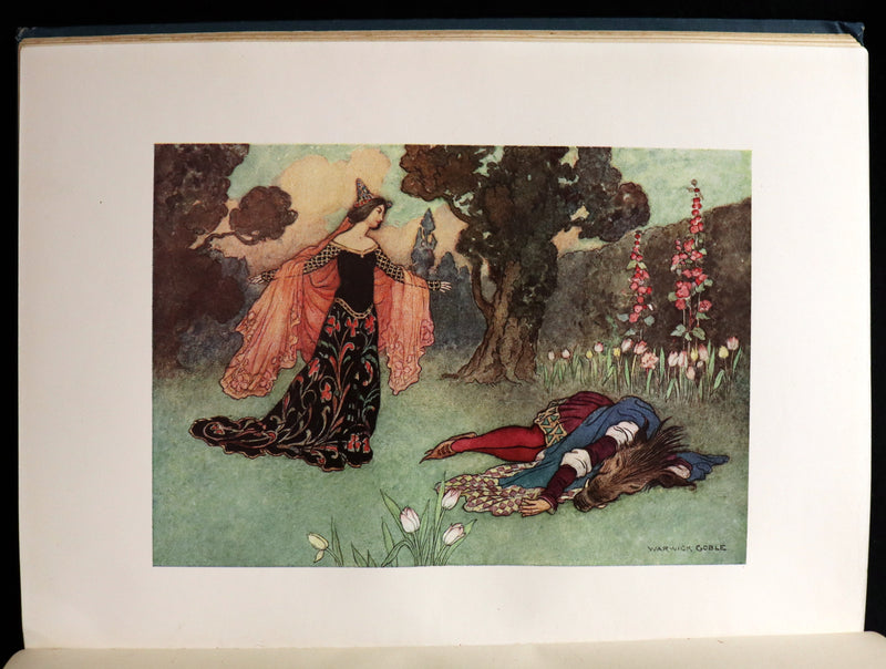 1913 Rare First Edition - THE FAIRY BOOK Illustrated in color by Warwick Goble.