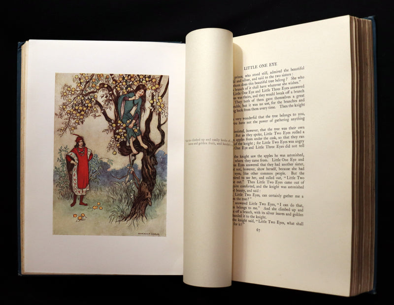 1913 Rare First Edition - THE FAIRY BOOK Illustrated in color by Warwick Goble.