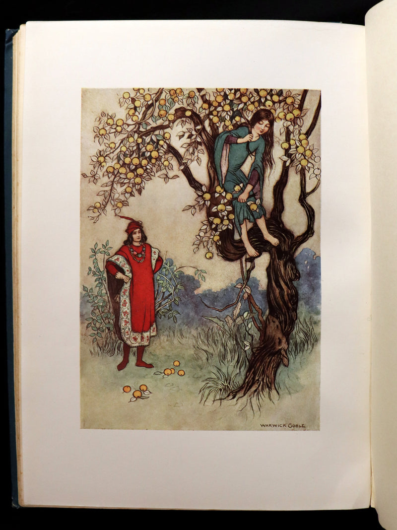 1913 Rare First Edition - THE FAIRY BOOK Illustrated in color by Warwick Goble.