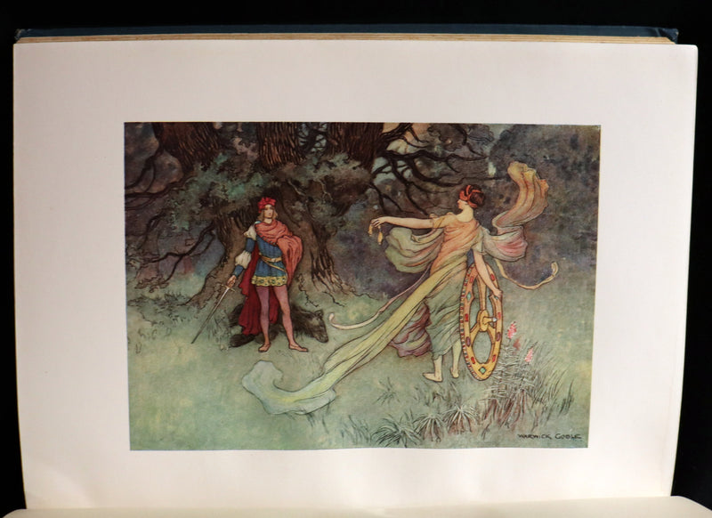 1913 Rare First Edition - THE FAIRY BOOK Illustrated in color by Warwick Goble.