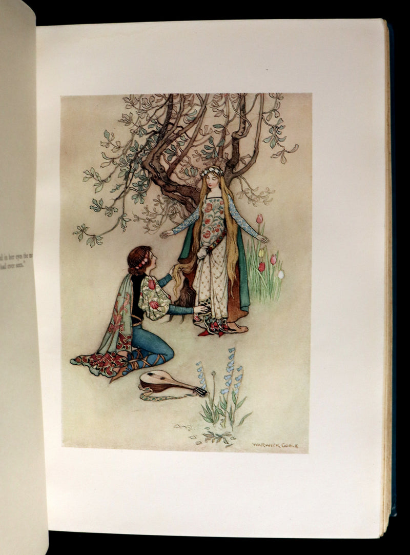 1913 Rare First Edition - THE FAIRY BOOK Illustrated in color by Warwick Goble.