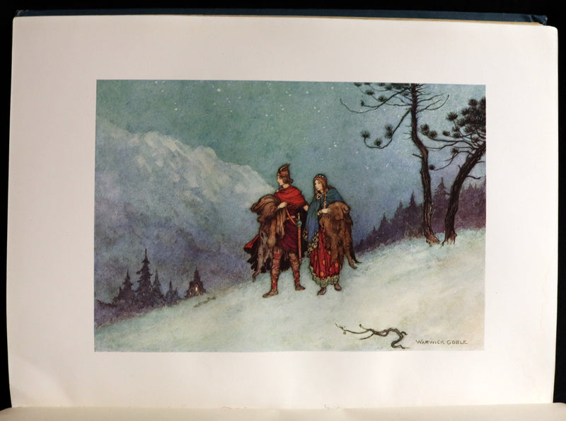 1913 Rare First Edition - THE FAIRY BOOK Illustrated in color by Warwick Goble.