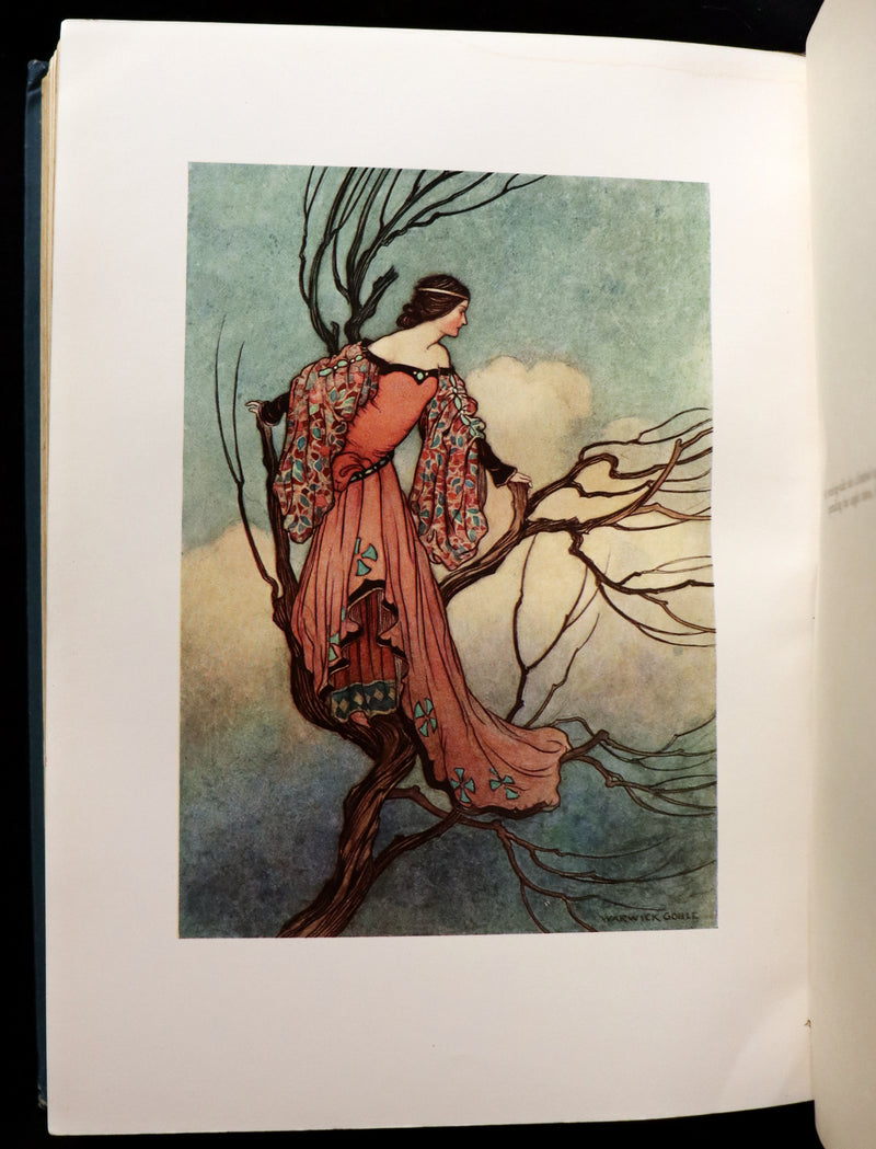 1913 Rare First Edition - THE FAIRY BOOK Illustrated in color by Warwick Goble.