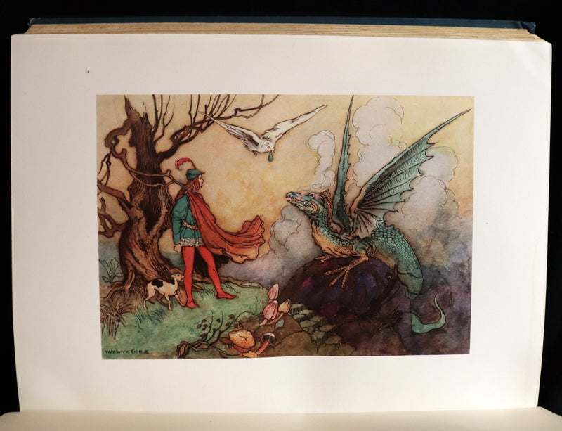 1913 Rare First Edition - THE FAIRY BOOK Illustrated in color by Warwick Goble.