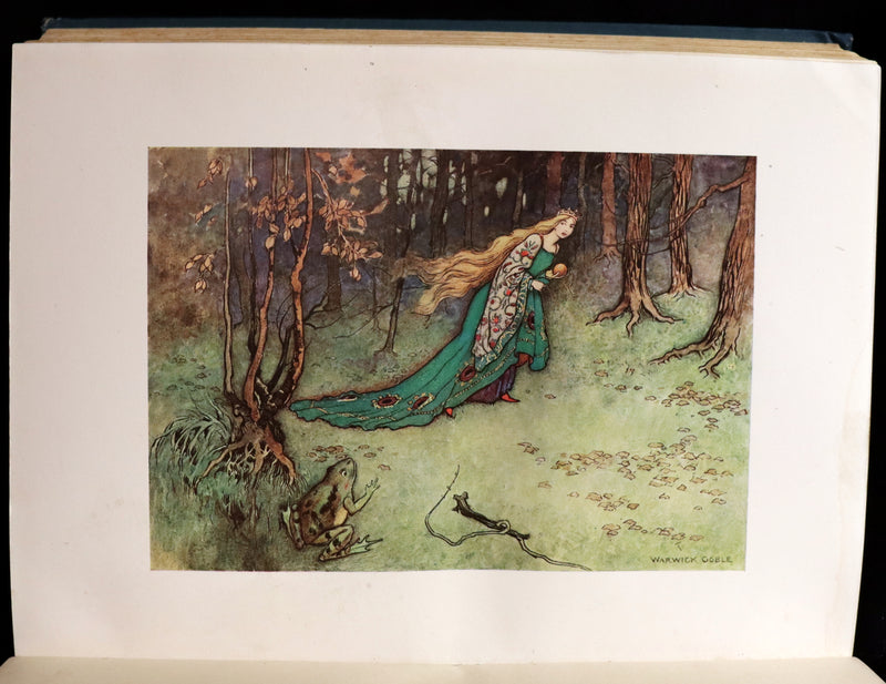 1913 Rare First Edition - THE FAIRY BOOK Illustrated in color by Warwick Goble.