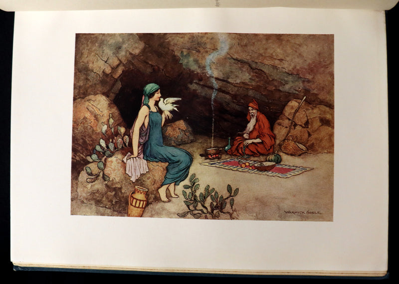 1913 Rare First Edition - THE FAIRY BOOK Illustrated in color by Warwick Goble.