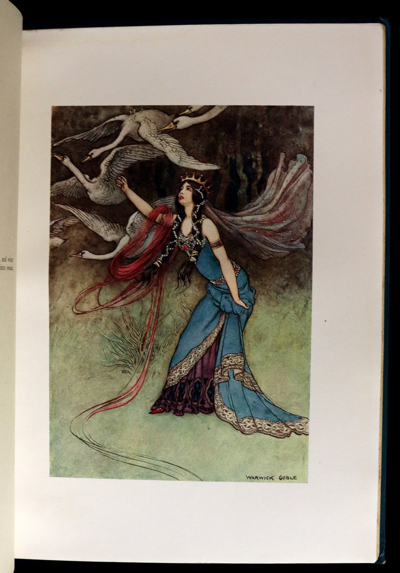 1913 Rare First Edition - THE FAIRY BOOK Illustrated in color by Warwick Goble.