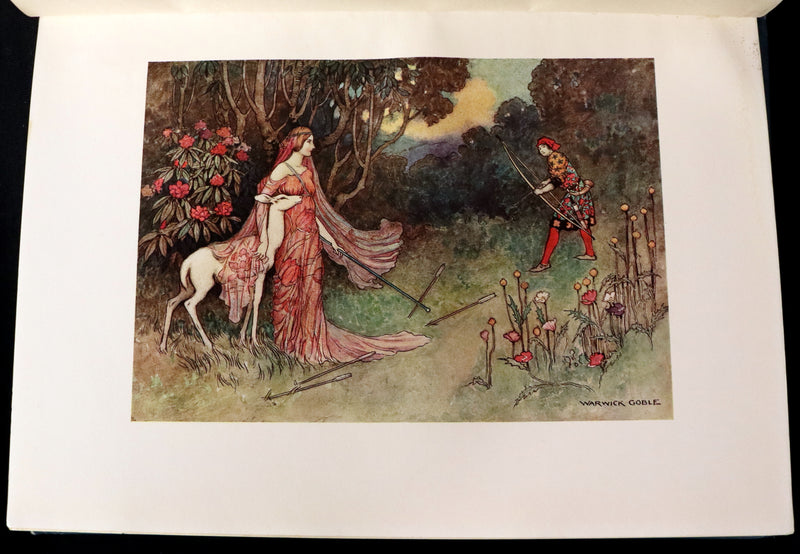 1913 Rare First Edition - THE FAIRY BOOK Illustrated in color by Warwick Goble.