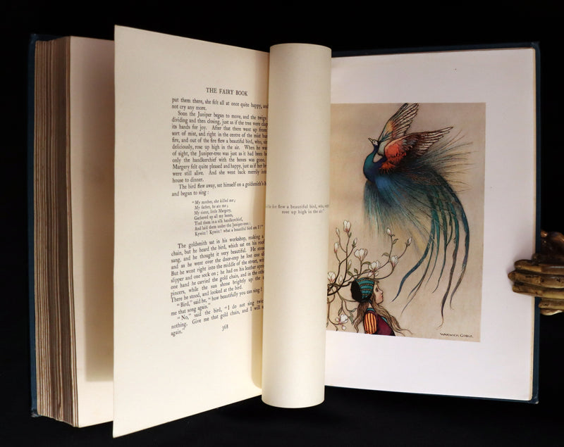 1913 Rare First Edition - THE FAIRY BOOK Illustrated in color by Warwick Goble.