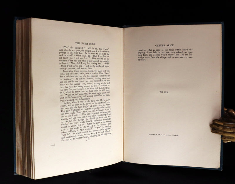 1913 Rare First Edition - THE FAIRY BOOK Illustrated in color by Warwick Goble.