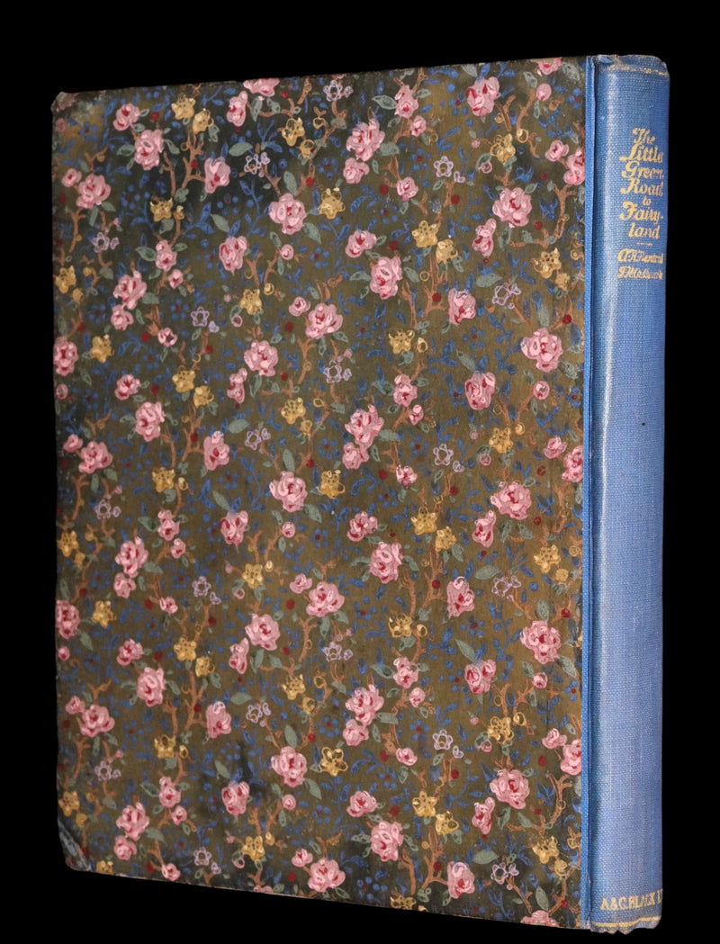 1922 Rare First Edition ~ The Little Green Road to Fairyland by Ida Rentoul Outhwaite - color illustrated.
