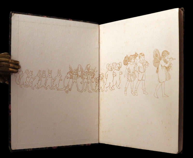 1922 Rare First Edition ~ The Little Green Road to Fairyland by Ida Rentoul Outhwaite - color illustrated.