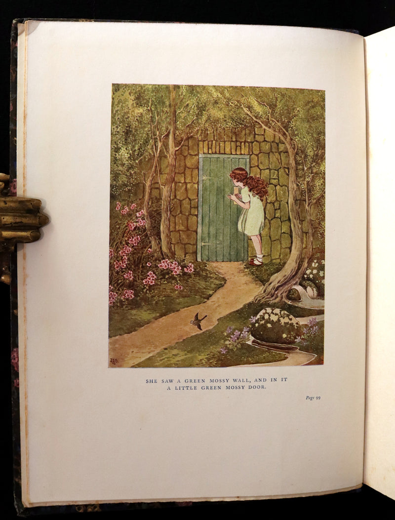 1922 Rare First Edition ~ The Little Green Road to Fairyland by Ida Rentoul Outhwaite - color illustrated.