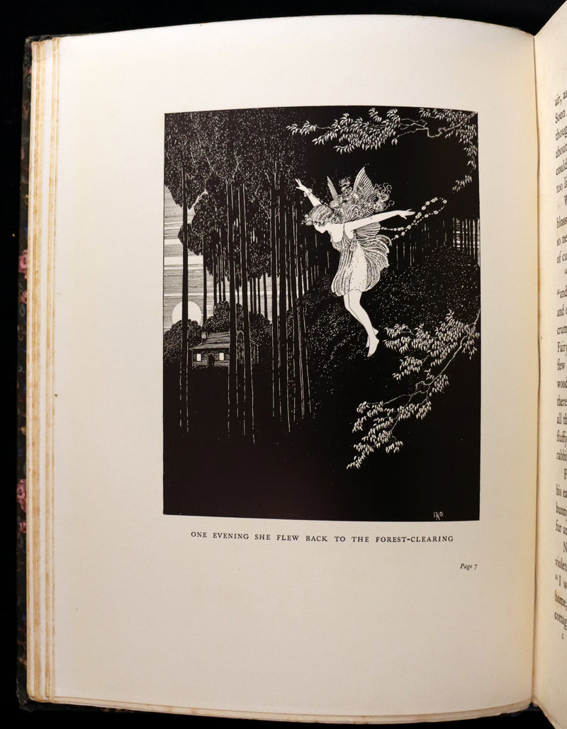 1922 Rare First Edition ~ The Little Green Road to Fairyland by Ida Rentoul Outhwaite - color illustrated.