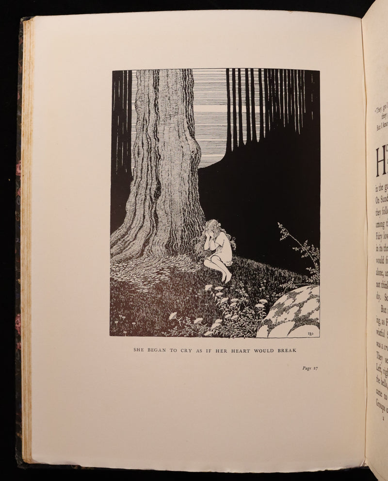 1922 Rare First Edition ~ The Little Green Road to Fairyland by Ida Rentoul Outhwaite - color illustrated.