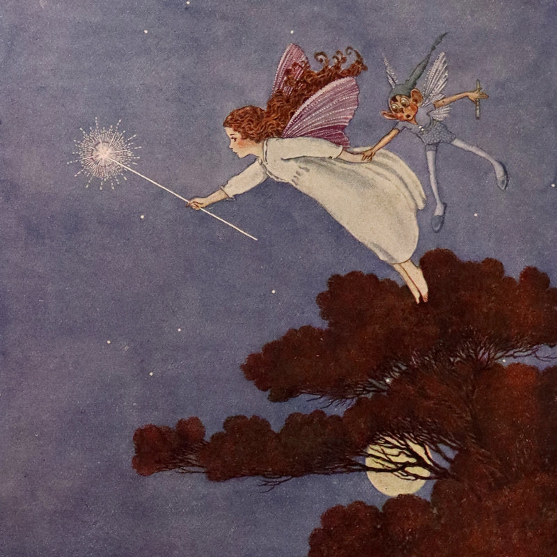 1922 Rare First Edition ~ The Little Green Road to Fairyland by Ida Rentoul Outhwaite - color illustrated.