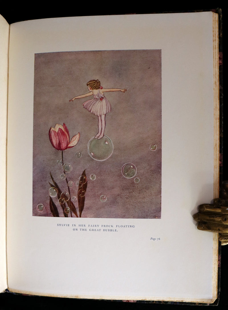 1922 Rare First Edition ~ The Little Green Road to Fairyland by Ida Rentoul Outhwaite - color illustrated.