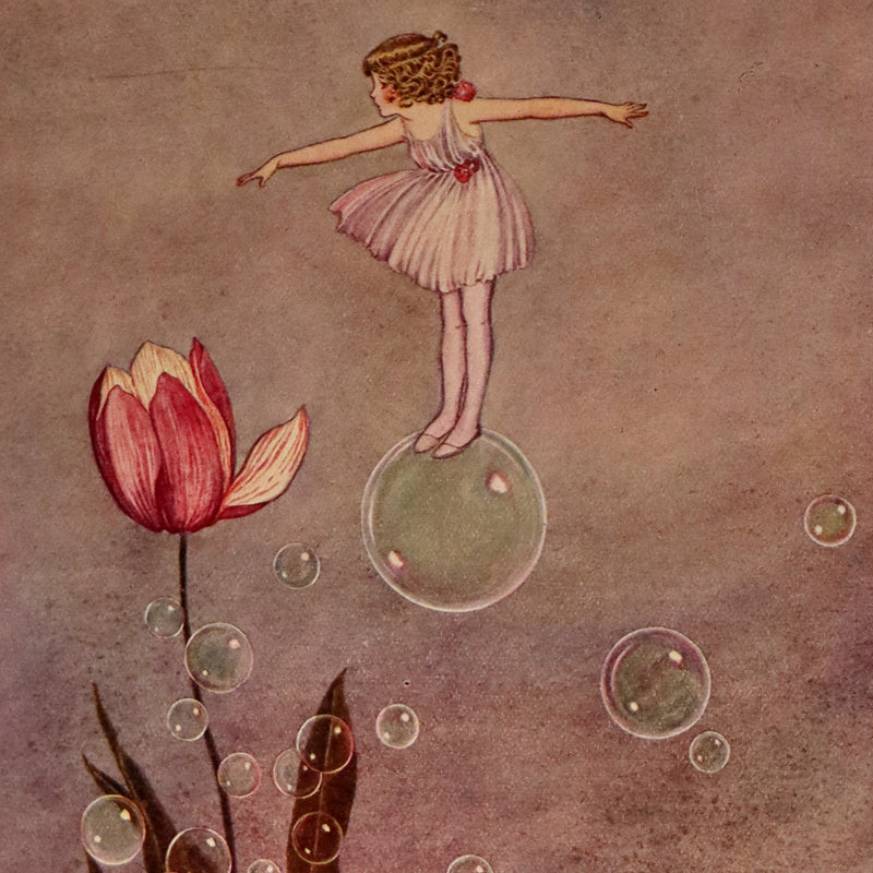 1922 Rare First Edition ~ The Little Green Road to Fairyland by Ida Rentoul Outhwaite - color illustrated.
