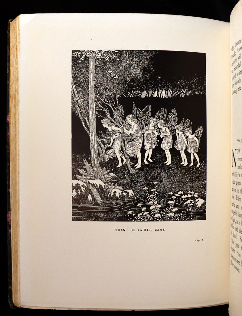 1922 Rare First Edition ~ The Little Green Road to Fairyland by Ida Rentoul Outhwaite - color illustrated.