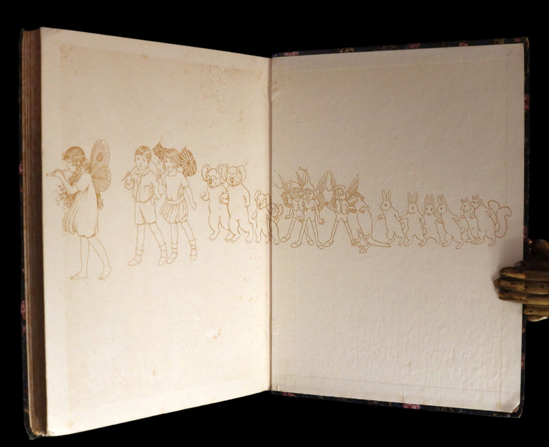 1922 Rare First Edition ~ The Little Green Road to Fairyland by Ida Rentoul Outhwaite - color illustrated.