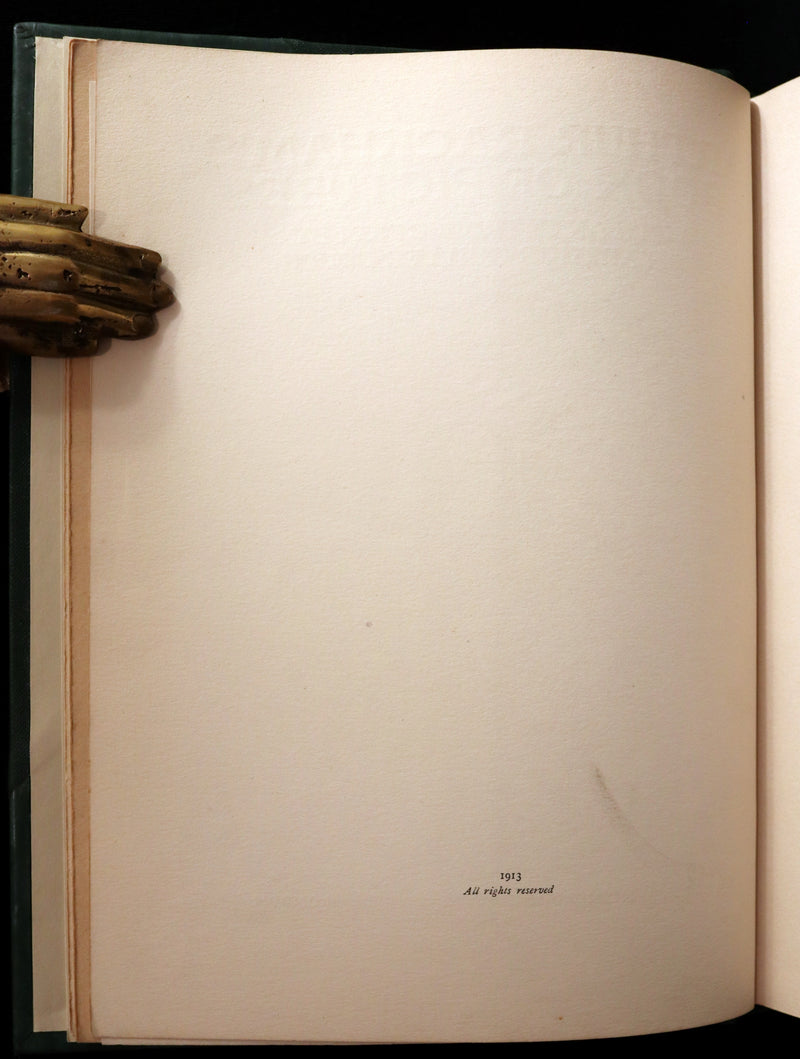 1913 Rare First Edition - Arthur RACKHAM's Book of Pictures - Magic, Elves, Goblins, Dragons, Frog Prince, Santa Claus, Sea Serpent, etc.