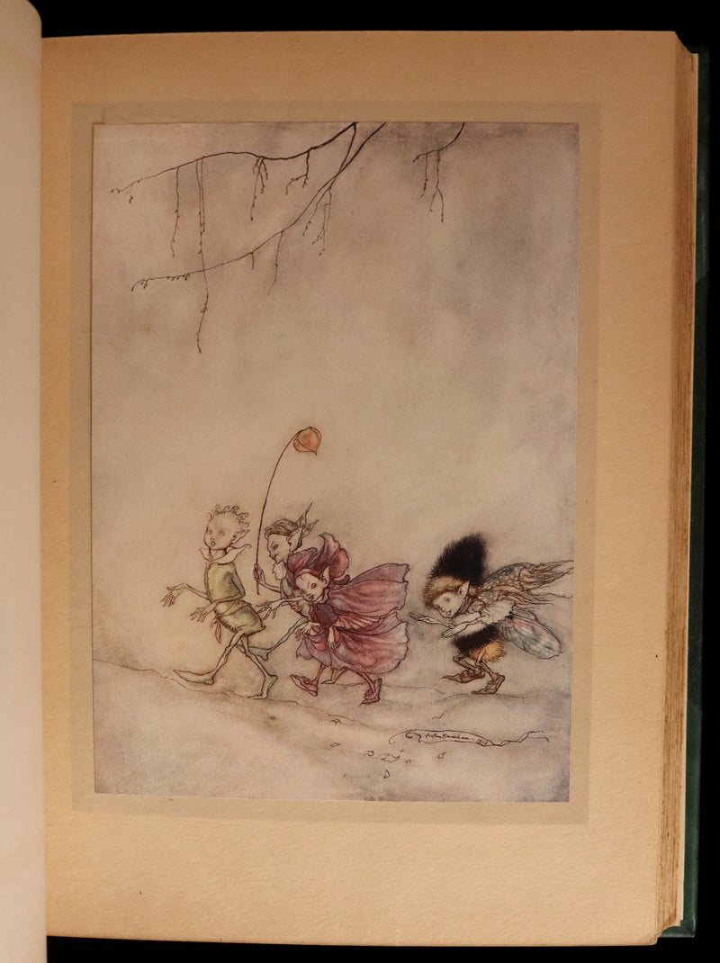 1913 Rare First Edition - Arthur RACKHAM's Book of Pictures - Magic, Elves, Goblins, Dragons, Frog Prince, Santa Claus, Sea Serpent, etc.