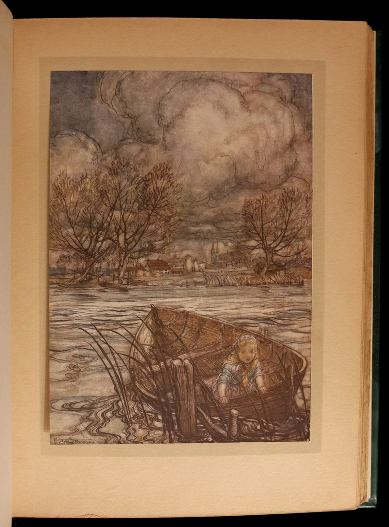 1913 Rare First Edition - Arthur RACKHAM's Book of Pictures - Magic, Elves, Goblins, Dragons, Frog Prince, Santa Claus, Sea Serpent, etc.