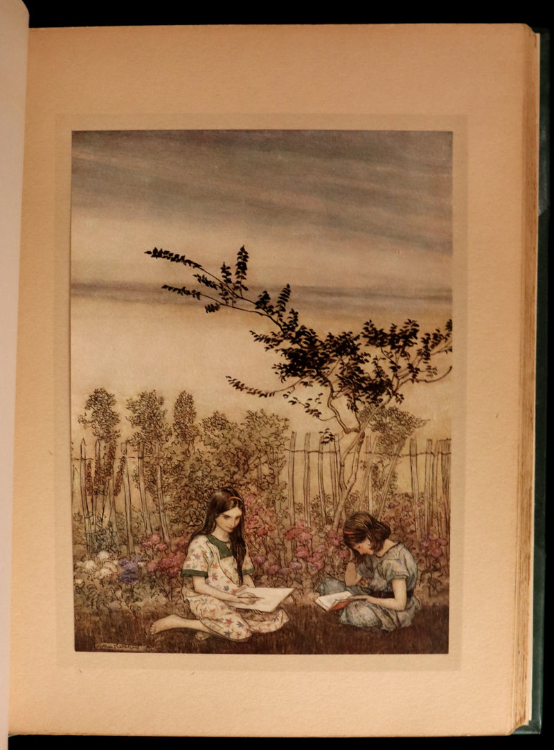 1913 Rare First Edition - Arthur RACKHAM's Book of Pictures - Magic, Elves, Goblins, Dragons, Frog Prince, Santa Claus, Sea Serpent, etc.