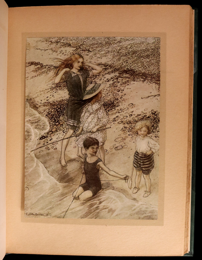 1913 Rare First Edition - Arthur RACKHAM's Book of Pictures - Magic, Elves, Goblins, Dragons, Frog Prince, Santa Claus, Sea Serpent, etc.