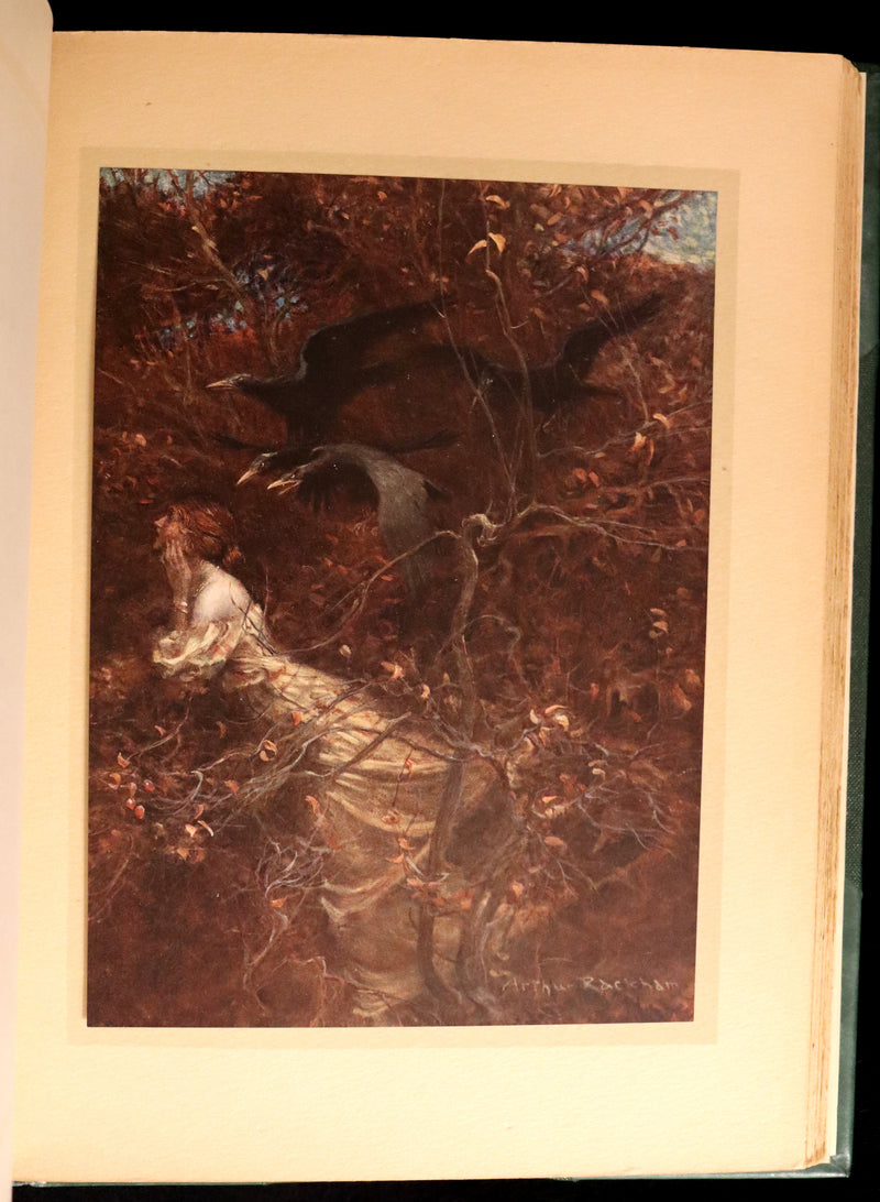 1913 Rare First Edition - Arthur RACKHAM's Book of Pictures - Magic, Elves, Goblins, Dragons, Frog Prince, Santa Claus, Sea Serpent, etc.