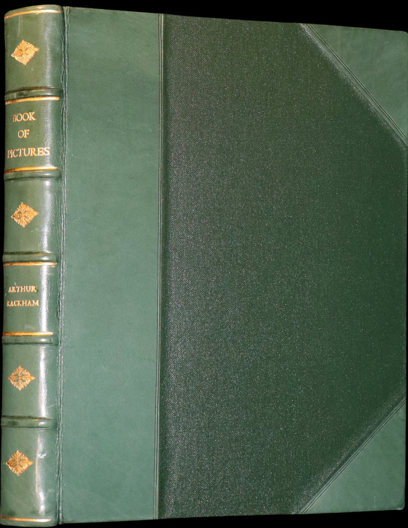 1913 Rare First Edition - Arthur RACKHAM's Book of Pictures - Magic, Elves, Goblins, Dragons, Frog Prince, Santa Claus, Sea Serpent, etc.