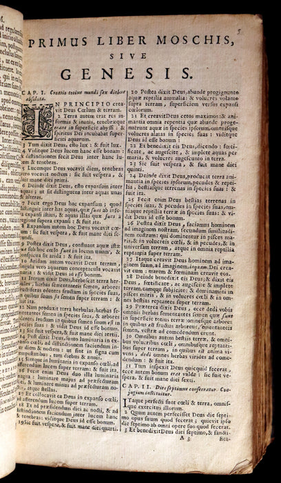 1669 Rare Latin Bible - Biblia Sacra, Sive Testamentum Vetus et Testamentum Novum. Old & New Testament.