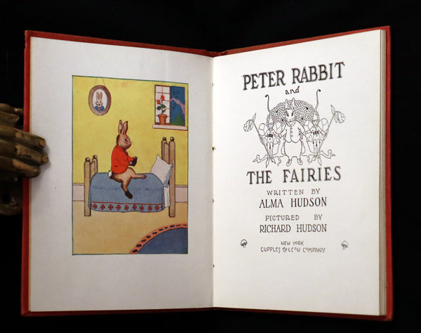 1921 Rare First Edition - PETER RABBIT AND THE FAIRIES by Alma & Richard Hudson.