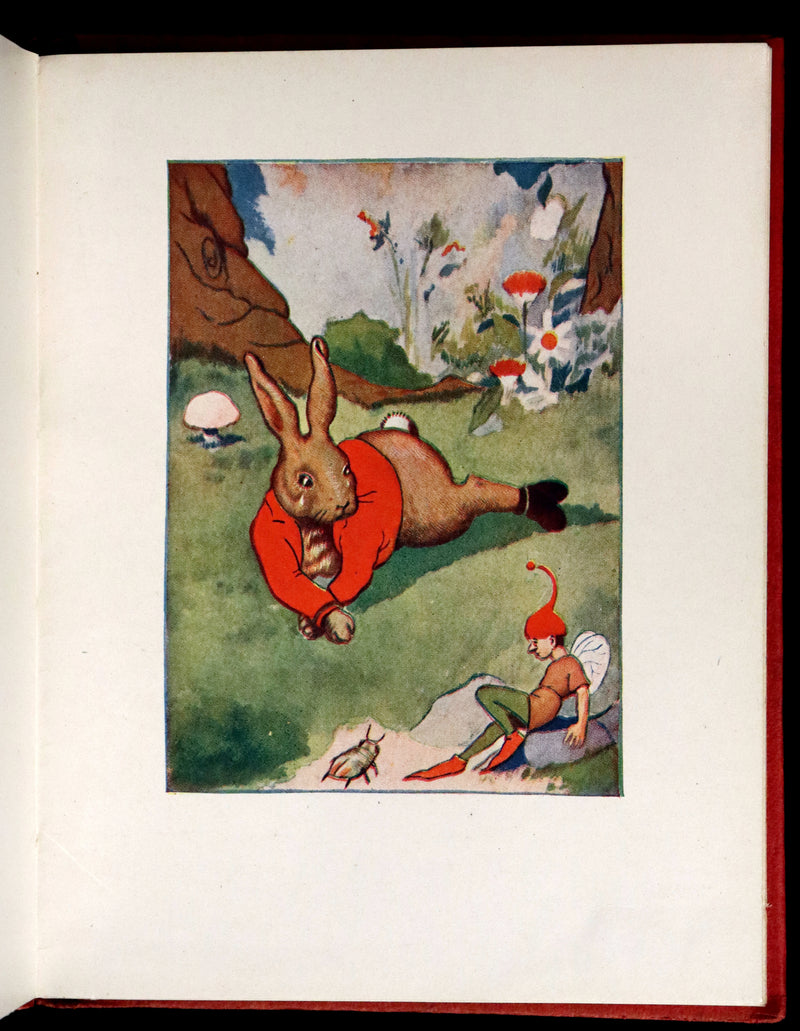 1921 Rare First Edition - PETER RABBIT AND THE FAIRIES by Alma & Richard Hudson.