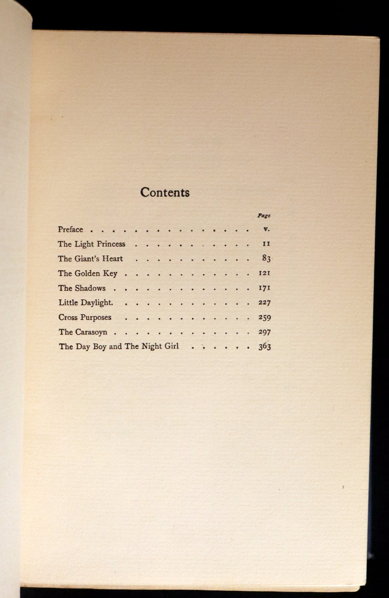 1906 Scarce Book - THE FAIRY TALES by George Macdonald illustrated by Arthur Hughes.