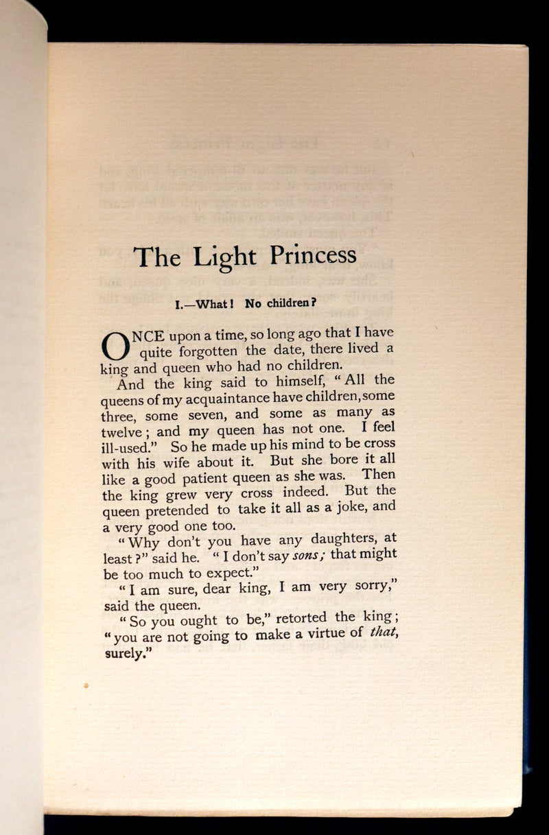 1906 Scarce Book - THE FAIRY TALES by George Macdonald illustrated by Arthur Hughes.