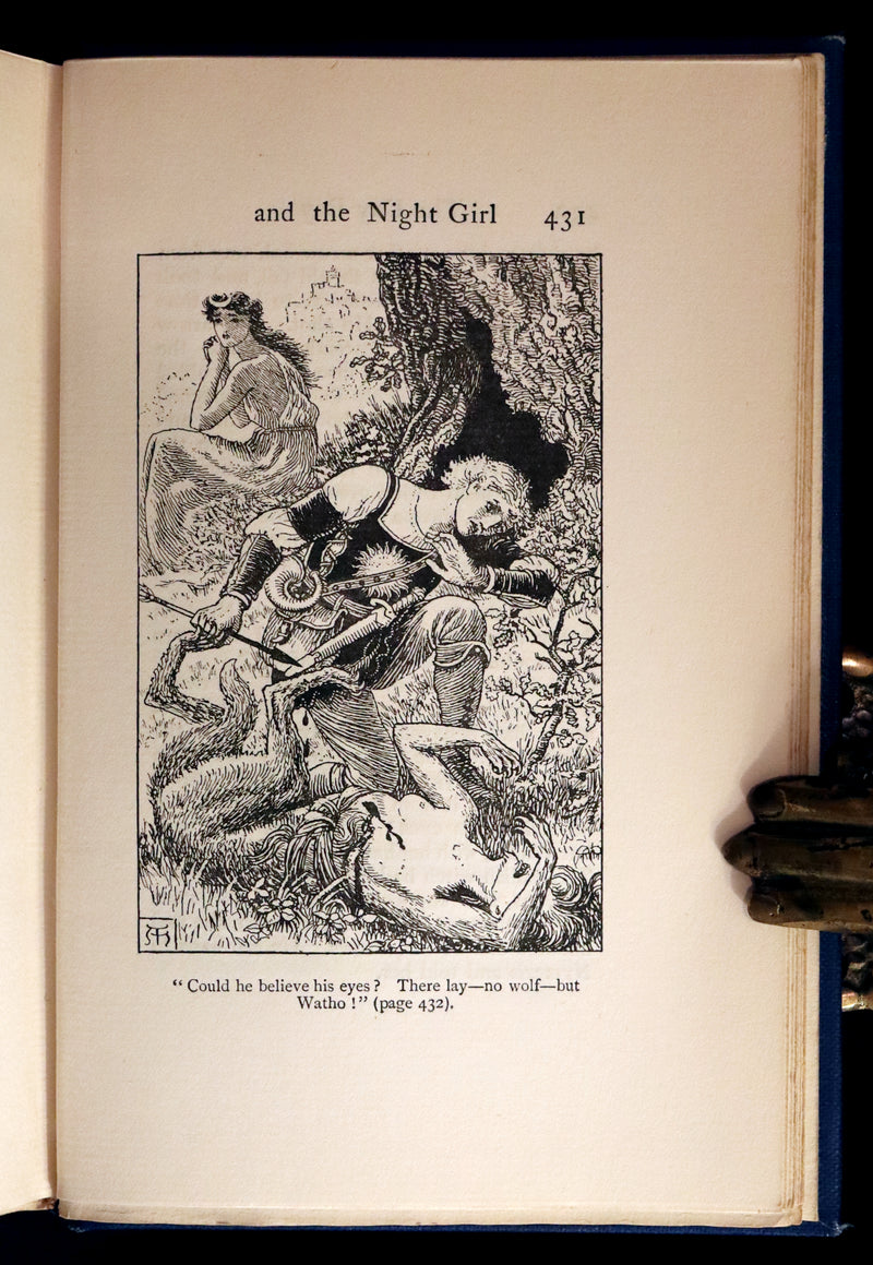 1906 Scarce Book - THE FAIRY TALES by George Macdonald illustrated by Arthur Hughes.