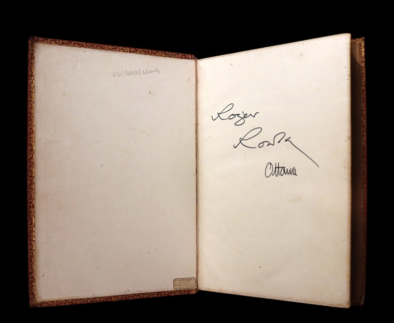 1854 Rare Book bound by Weemys - The Female Poets of Great Britain.