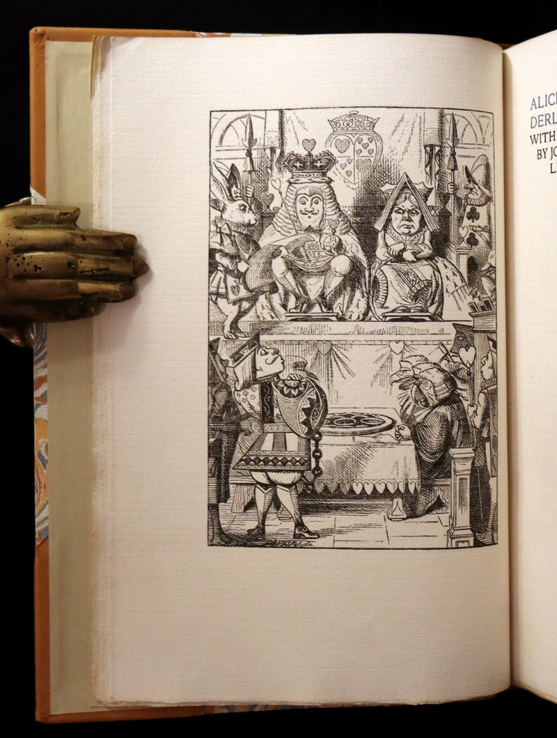 1914 Rare Limited 1st Riccardi Press Edition - Alice's Adventures in Wonderland by Lewis Carroll illustrated by John Tenniel. #795/1000.