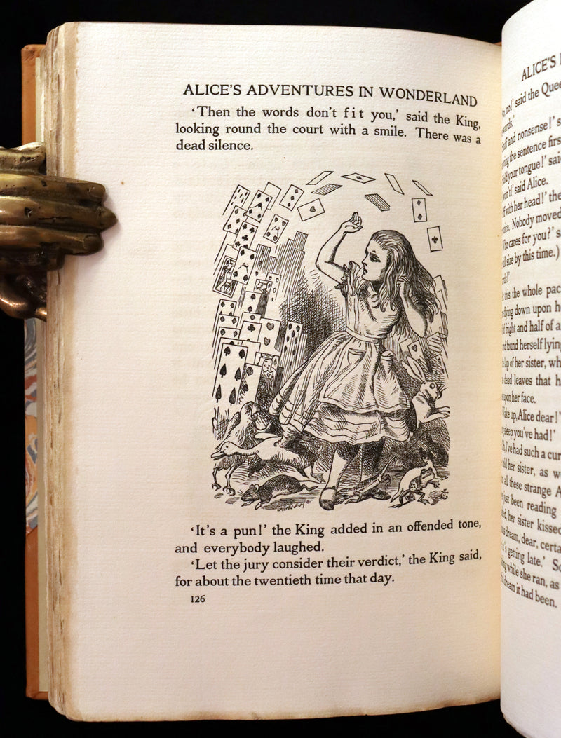1914 Rare Limited 1st Riccardi Press Edition - Alice's Adventures in Wonderland by Lewis Carroll illustrated by John Tenniel. #795/1000.